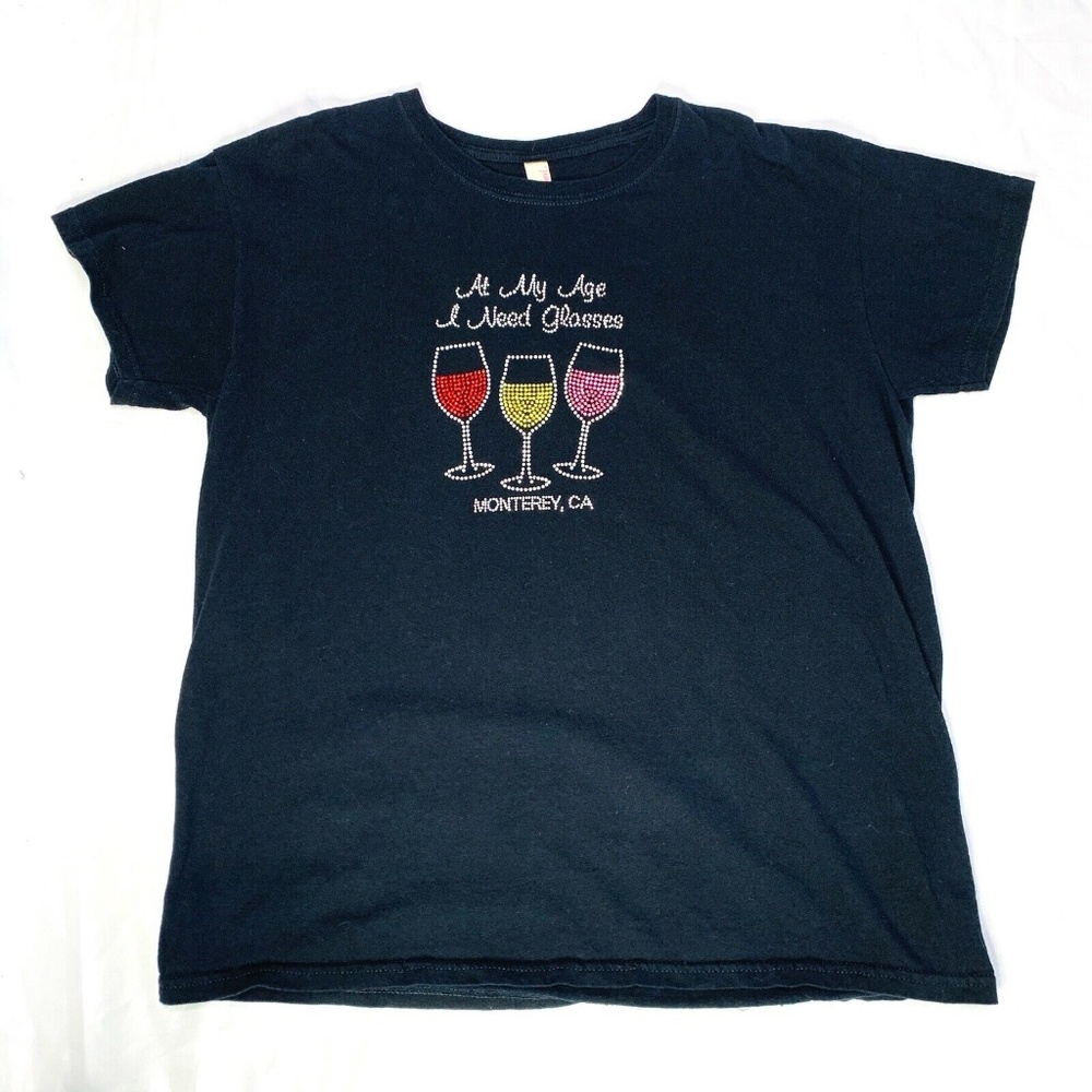 At My Age I Need Glasses Women's T-Shirt Size XL